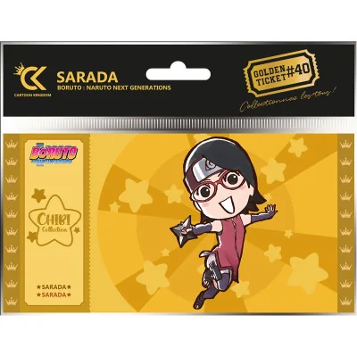 Cartoon Kingdom - Boruto Golden Ticket Chibi Sarada X10 -