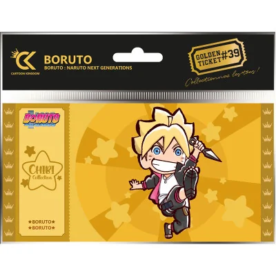 Cartoon Kingdom - Boruto Golden Ticket Chibi Boruto X10 -www.lsj-collector.fr