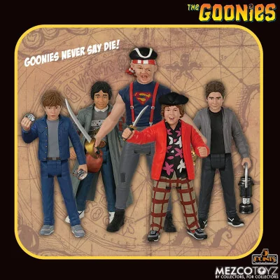 Mezco - The Goonies 5 Points Pack 5 Fig 9,5cm - arrivage février 2025 -www.lsj-collector.fr