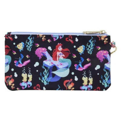 Loungefly - Disney Loungefly Pochette Nylon Little Mermaid Petite Sirene 35Th Anniv -www.lsj-collector.fr