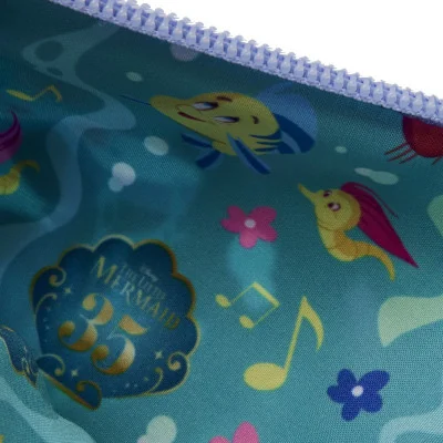 Loungefly - Disney Loungefly Pochette Nylon Little Mermaid Petite Sirene 35Th Anniv -www.lsj-collector.fr