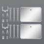 Bandai Hobby - Gundam Gunpla Action Base 6 Clear Color Mirror Stickers Set - arrivage octobre 2024 -