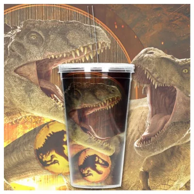 SD toys - Jurassic Park Verre Lenticulaire 3D Dominion Jurassic World - arrivage août 2024 -www.lsj-collector.fr