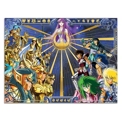 Cartoon Kingdom - Saint Seiya Golden Poster Knight Saint 40X30cm -www.lsj-collector.fr