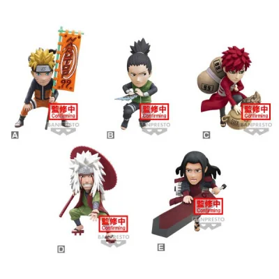 Banpresto - Naruto Shippuden WCF Vol 1 asst 12pcs 7cm W109 -