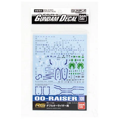 Bandai Hobby - Gundam Gunpla Decal Rg 1/144 109 00-Raiser -