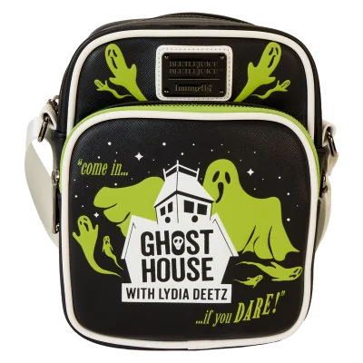 Loungefly Beetlejuice Beetlejuice Ghost House Glow Crossbody Bag