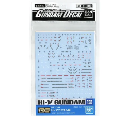 Bandai Hobby - Gundam Gunpla Decal RG 1/144 132 Hi-Nu Gundam -www.lsj-collector.fr