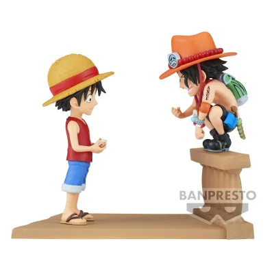 Banpresto - One Piece WCF Log Stories Luffy & Ace 8cm W117 - arrivage novembre 2024 -www.lsj-collector.fr