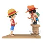 Banpresto - One Piece WCF Log Stories Luffy & Ace 8cm W117 - arrivage novembre 2024 -