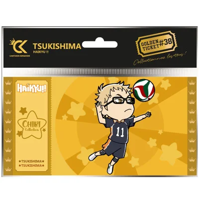 Cartoon Kingdom - Haikyu!! Golden Ticket Chibi Tsukishima X10 -www.lsj-collector.fr