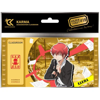 Cartoon Kingdom - Assassination Classroom Golden Ticket V2 Karma -