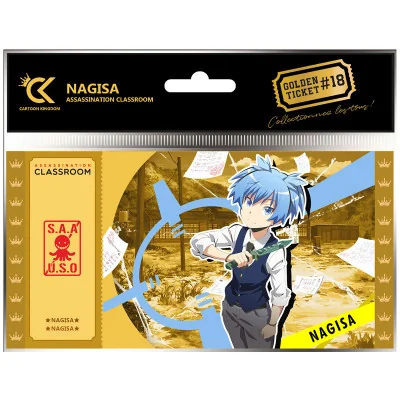 Cartoon Kingdom - Assassination Classroom Golden Ticket V2 Nagisa -www.lsj-collector.fr