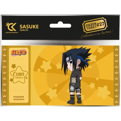 Cartoon Kingdom - Naruto Golden Ticket Chibi Sasuke X10 -