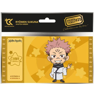 Cartoon Kingdom - Jujutsu Kaisen Golden Ticket Chibi Ryomen Sukuna X10 -www.lsj-collector.fr