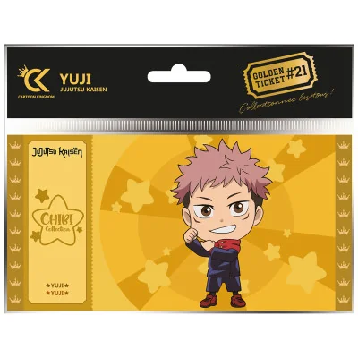 Cartoon Kingdom - Jujutsu Kaisen Golden Ticket Chibi Yuji X10 -www.lsj-collector.fr