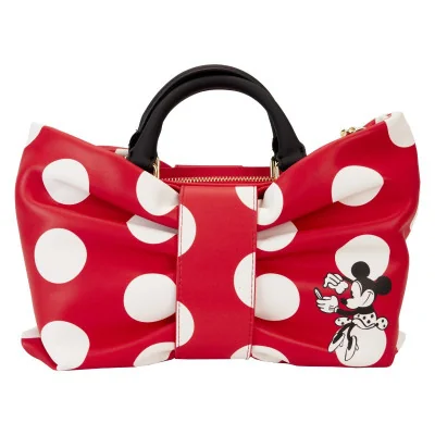 Loungefly - Disney Loungefly Sac A Main Minnie Rocks The Dots Figural Bow -www.lsj-collector.fr