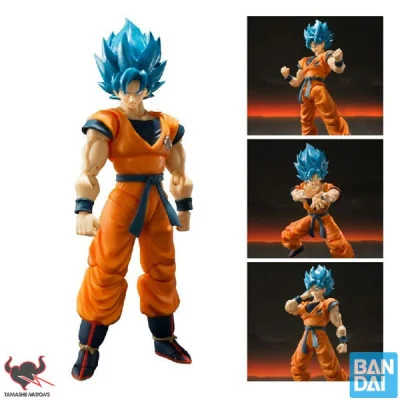 TAMASHII NATIONS - DBZ SH Figuarts Broly Movie Super Saiyan God Son Goku Blue 14cm - arrivage août 2024 -www.lsj-collector.fr