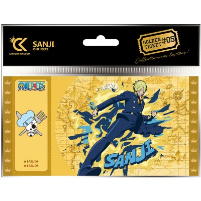 Cartoon Kingdom - One Piece Golden Ticket Sanji X10 -www.lsj-collector.fr