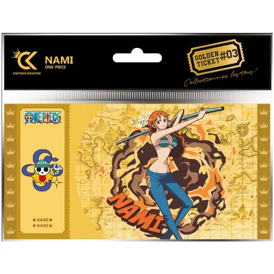 Cartoon Kingdom - One Piece Golden Ticket Nami X10 -