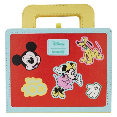 Loungefly - Disney Loungefly Cahier Stationary Lunchbox Journal 100Th Anniv Mickey And Friends -www.lsj-collector.fr