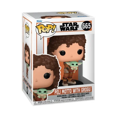 Funko - SW Star Wars Mandalorian Pop S9 Peli Motto Grogu -