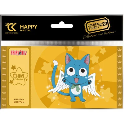 Cartoon Kingdom - Fairy Tail Golden Ticket Chibi Happy X10 -