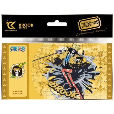 Cartoon Kingdom - One Piece Golden Ticket Brook X10 -www.lsj-collector.fr