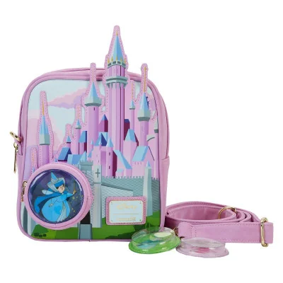 Loungefly - Disney Loungefly Sac A Main Belle aux Bois Dormant Stained Glass Castle -