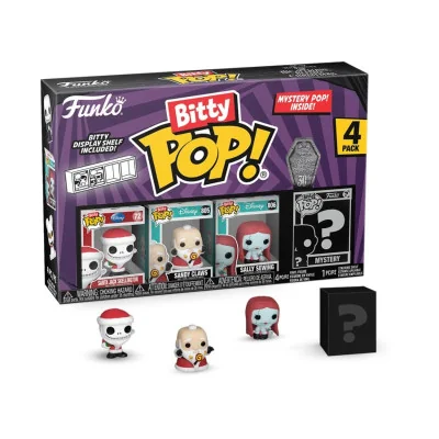 Funko - Disney Bitty Pop Nbx Santa Jack 4pk - arrivage août 2024 -