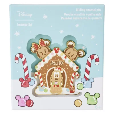 Loungefly - Disney Pop Pin Mickey & Friends Gingerbread Pluto House 8cm -www.lsj-collector.fr