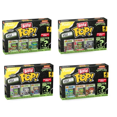 Funko - TMNT Tortues Ninjas Bitty Pop TMNT Comics Asst 12Pcs -