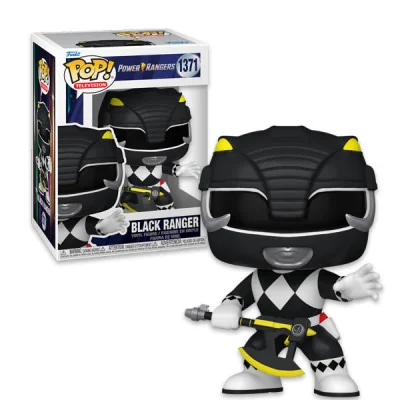 Funko - Power Rangers 30Th Pop Black Ranger - arrivage août 2024 -www.lsj-collector.fr