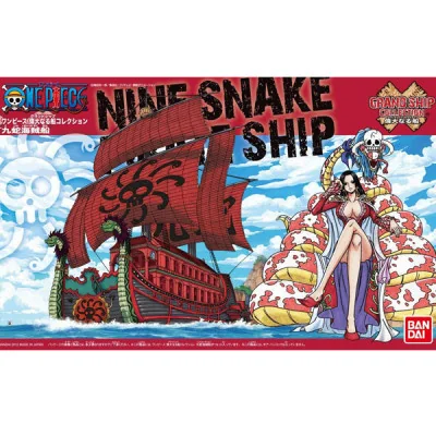 Bandai Hobby - One Piece Maquette Grand Ship Collection Nine Snake Pirate Ship 15cm - arrivage août 2024 -