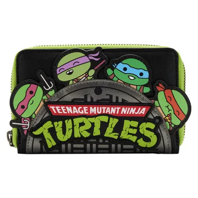 Loungefly - TMNT Tortues Ninja Loungefly Portefeuille Sewer Cap -