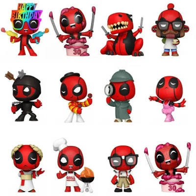 Funko - Marvel Mystery Minis Deadpool 30th 12pcs Asst - arrivage septembre 2024 -