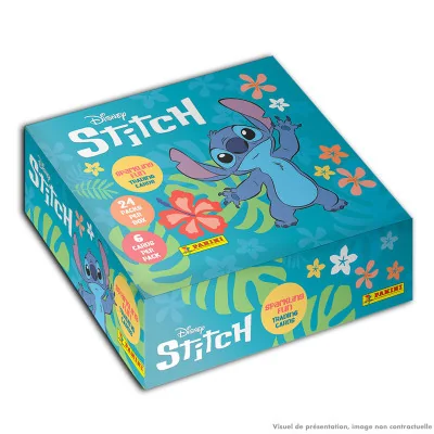 Panini - Disney Panini TC Stitch Boite 24 Boosters 6 cartes - arrivage octobre 2024 -www.lsj-collector.fr