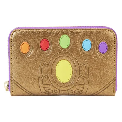 Loungefly - Marvel Loungefly Portefeuille Shine Thanos Gauntlet -