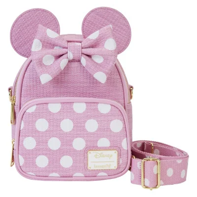 Loungefly - Disney Loungefly Sac A Main Convertible Minnie Straw -