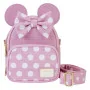 Loungefly - Disney Loungefly Sac A Main Convertible Minnie Straw -www.lsj-collector.fr