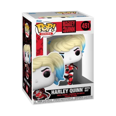 Funko - DC Pop Harley Quinn W/ Bat -