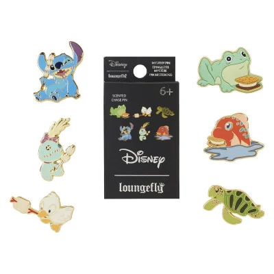 Loungefly - Disney Loungefly Mystery Box Pins Lilo And Stitch Camping Cuties Asst 12pcs -