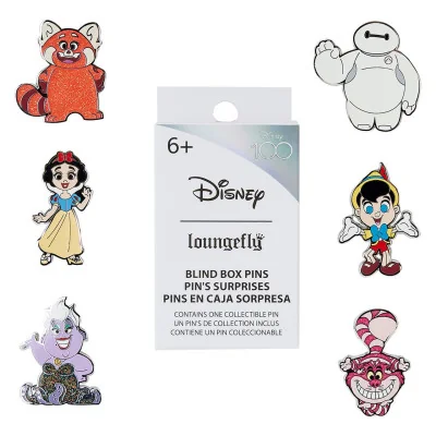 Loungefly - Disney Loungefly Mystery Box Pins 100Th Anniversary Asst 12pcs -