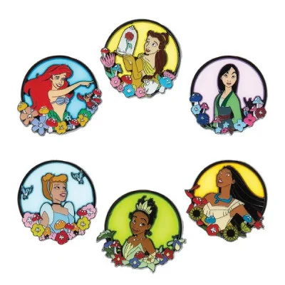 Loungefly - Disney Loungefly Mystery Box Pins Princess Cottage Core Asst 12pcs -