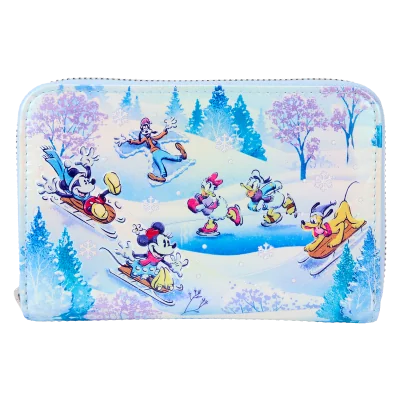 Loungefly Mickey and Friends Winter Wonderland Scene - portefeuille - précommande octobre