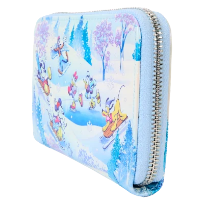 Loungefly Mickey and Friends Winter Wonderland Scene - portefeuille - précommande octobre