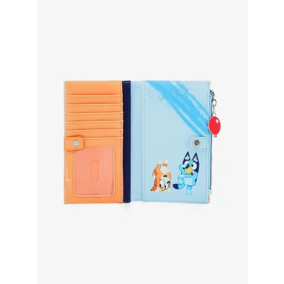 Bluey friends - portefeuille - import octobre