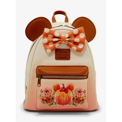 Loungefly Disney Minnie Mouse Pumpkin Ombre - Mini sac a dos - Import Octobre