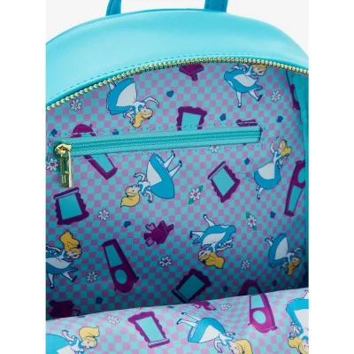 Loungefly Disney Alice au pays des merveilles Rabbit Hole - sac à dos - import décembre