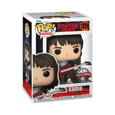 Funko - Stranger Things Pop Eddie Guitar Exclu - arrivage octobre 2024 -www.lsj-collector.fr